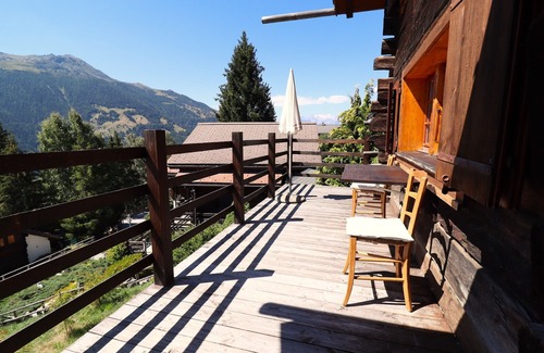 Ayer Ski Chalet | Outside : small, lovely, recently renovated individual chalet on 3 floors, suitable for 4 people, ba