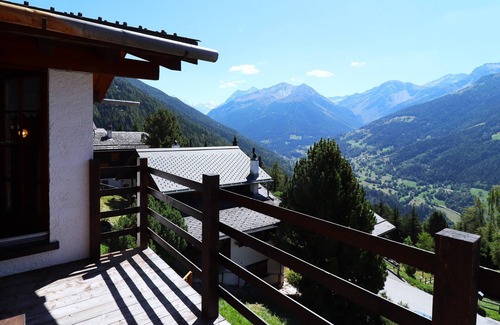 Ayer Ski Chalet | Outside : small, lovely, recently renovated individual chalet on 3 floors, suitable for 4 people, ba