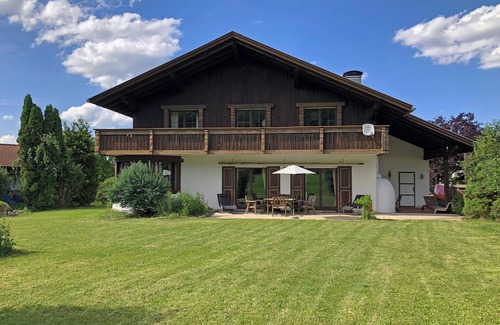 Bergen House | Own cottage near Chiemsee with view of the alps