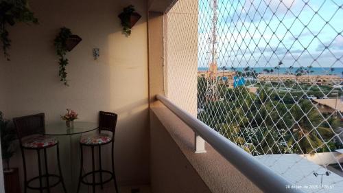 Barra dos Coqueiros Apartment | Pé na areia e vista mar