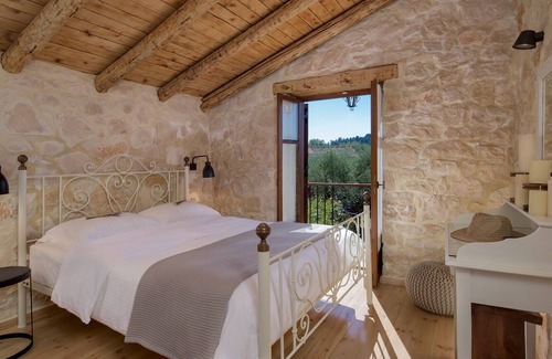 Neromilos Villa | Paliokaliva Village in Zakynthos,Stonebuilt Villa,Near The Beach,Garden,Pool