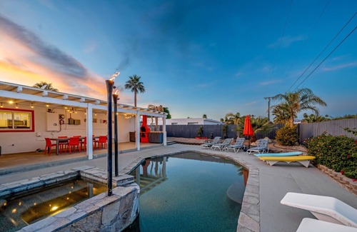 Racquet Club South House | Palm Haven: Heated Pool, Fire Pit, Pet-Friendly