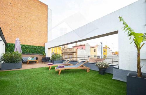 Gijon City Centre Apartment | Palomar de Corrida ,Atico con terraza