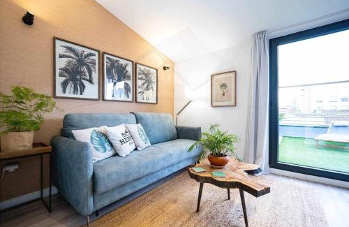 Gijon City Centre Apartment | Palomar de Corrida ,Atico con terraza