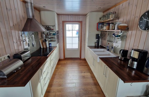 Nissedal Cottage | panorama view, modern apartment, quiet location, canoe, sauna