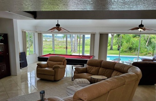 Clermont House | Paradise at Swiss! Completely private pool overlooking Lake Sumner!
