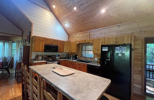 Franklin Cabin | Peaceful Mtn cabin w/fast Wi-Fi & 5 min walk to River
