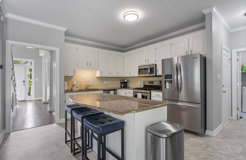 Northwest Raleigh Apartment | Percy Manor - Pool, Fire Pit, Games and More!