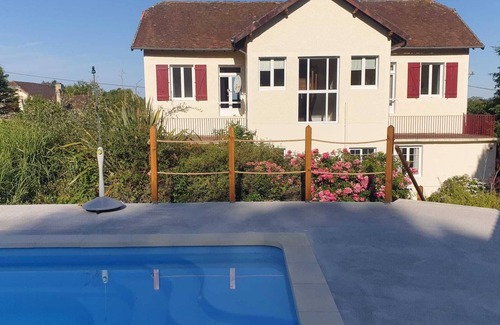 Bussiere-Galant House | Perfect for groups! Charming 8-bed w/Pool & Outdoor Kitchen in village