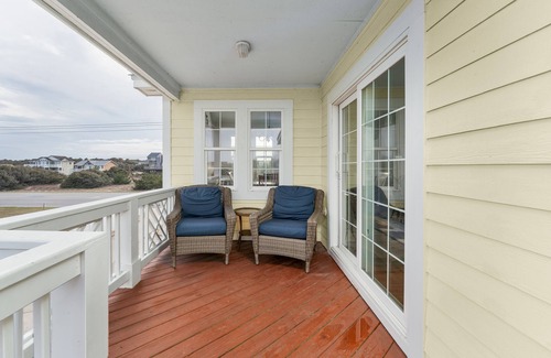 Sea Scape House | Pet-friendly Kitty Hawk home with private heated pool, volleyball court, and more