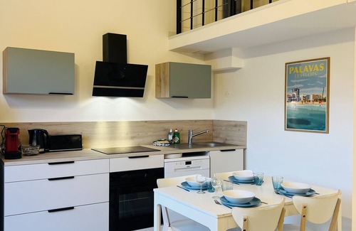 Palavas-les-Flots Villa | Petite Villa Cosy Neuve, Résidence Sécurisée & Piscine Commune