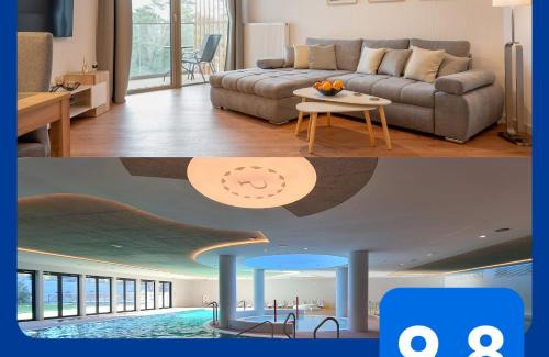 Pobierowo Apartment | PINEA SKY PREMIUM apartament z widokiem na morze ze SPA i basenem przy plaży Pobierowo