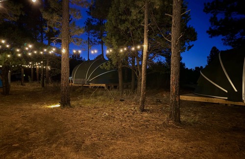 McIntosh Cabin | Pinetop Glamping Tent at Manzano Mountain Retreat