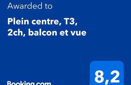 Meze Apartment | Plein centre, T3, 2ch, balcon et vue