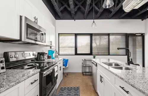 Nashville Condo | Plus One - Pet Friendly ~ Unique Reclaimed Commercial Space ~ 8 Min to Downtown