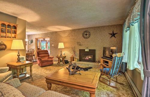 Locust Lake Village House | Poconos Home with Fire Pit, Walk to Locust Lake!