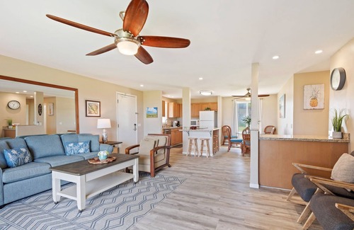 Kapaa Condo | Pono Kai B109, Beautiful Oceanfront, AC, Walk to Town, Sunrise View