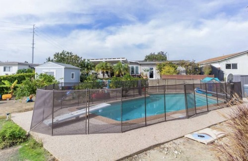 Bay Ho House | Pool & Fun in Sunny San Diego w/ BBQ, A/C in 4 Bed