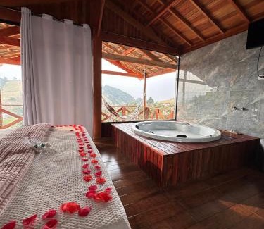 Camanducaia House | Pousada da Cachoeira - Chalé pôr do sol