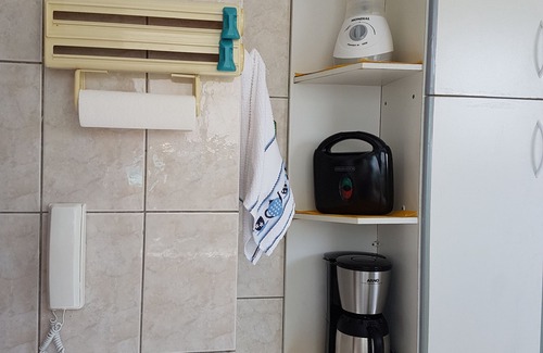 Vila Nova Apartment | Praia Forte 5min walk, wi-fi, air conditioning, garage, safety net