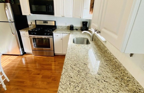 Ortley Beach House | PREMIER HOST-2BR SEASIDE PARK SUITE#1, One Short Block to Beach, Kit, Liv. Room