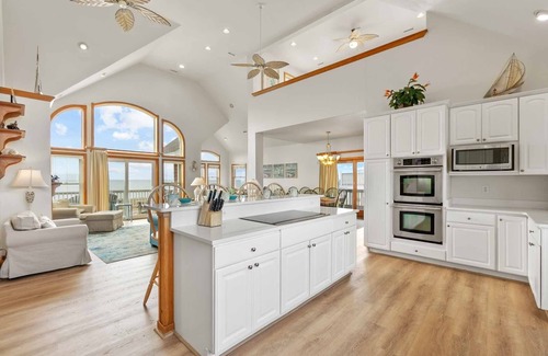 Hatteras House | Premier Oceanfront Dog Friendly w/Pool, Elevator, Hot Tub, Game Room, and More!