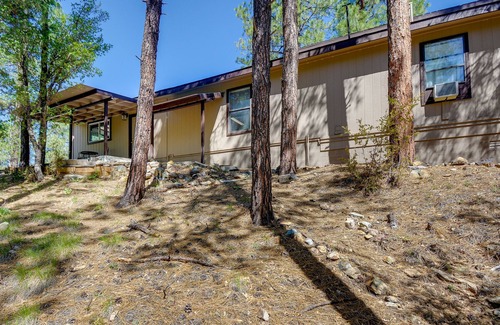 Prescott Cabin | Prescott Cabin Rental: Game Room & Mountain Views!