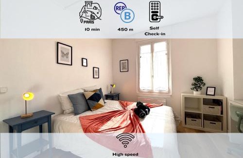 Gentilly Apartment | Primavera : Beau 2-pièces proche Paris, RER B 450m