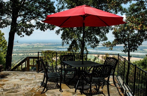 Morrilton House | Private and Secluded! Enjoy the stunning view and wooded surrounding.