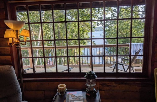 Remer Cabin | Private, cozy log cabin on beautiful Washburn Lake with 374 feet of lakeshore!