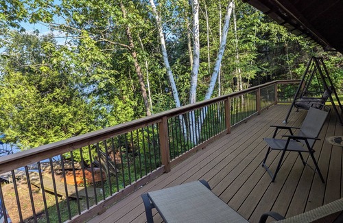 Remer Cabin | Private, cozy log cabin on beautiful Washburn Lake with 374 feet of lakeshore!