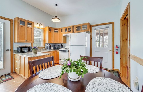 Augusta Cottage | Private Dock & Deck: Tranquil Dam Pond Cottage!