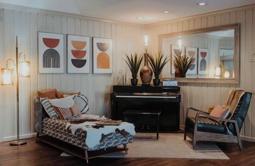 Amarillo House | Private indoor mineral pool & spa retreat house