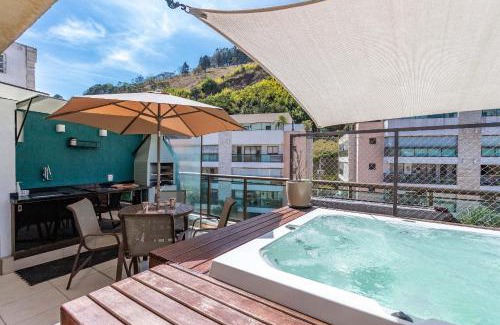 Itaipava Apartment | Private Jacuzzi Penthouse in the Heart of Itaipava