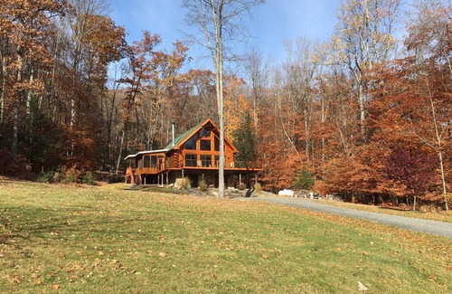 Mount Tremper Cabin | Private Luxury Woodstock Cabin In the Woods - Welcome to The Velvet Antler!