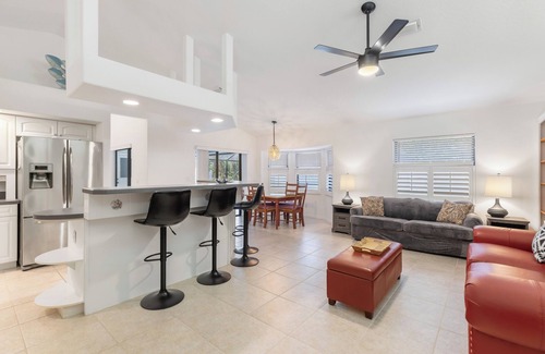 Sebastian Highlands House | Private Oasis! Heated Pool, Lanai with Poolside Bathroom, Grill, Mins to Beach!