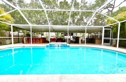 Town N County Park House | Private Oasis Retreat Heated Pool Hot Tub Beaches