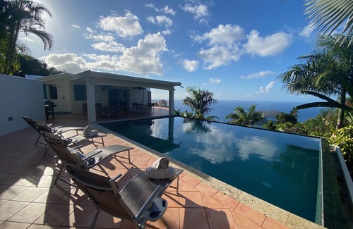 St. Thomas Villa | Private Oasis with Breathtaking Ocean Views and Huge Pool