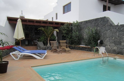 Tinajo Villa | private pool with huge games room inviting to relax and have fun