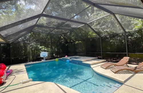 Seminole Woods House | Private tropical paradise in the heart of the community! Pool and Welcome Basket