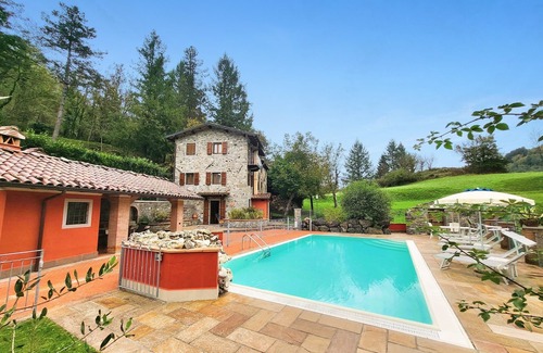 Camporgiano Villa | Private Villa with good size private pool, wonderful 2nd outdoor kitchen, WIFI