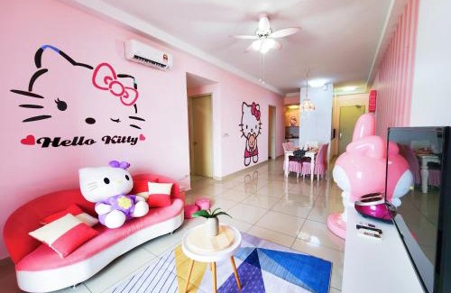 Puchong Apartment | Puchong HELLO KITTY Fully Air-Con Suite 47130 Puchong Selangor