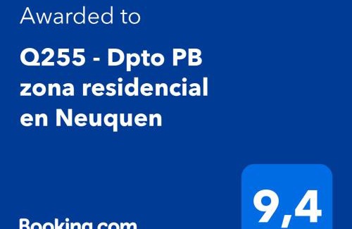 Neuquen Apartment | Q255 - Dpto PB zona residencial en Neuquen