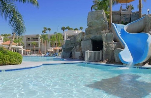 Canyon Corridor Condo | Quaint Jr Villa Sleeps 4 at GORGEOUS Palm Canyon Resort! Kitchenette!