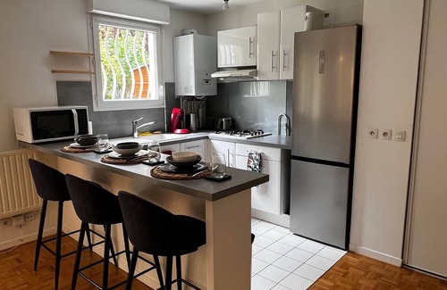 Le Bourget Apartment | Quiet apartment with garden and parking. 15mn from Paris