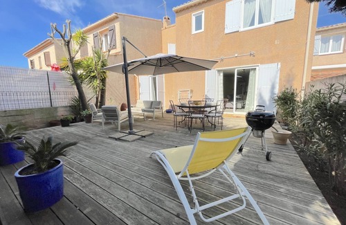 Le Pradet House | Quiet villa with large terrace close to the Garonne beach