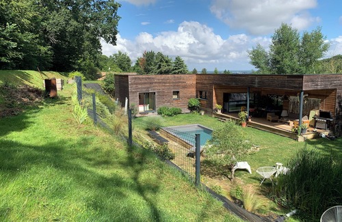 Corbarieu Villa | Quiet wooden house, air conditioning, swimming pool.