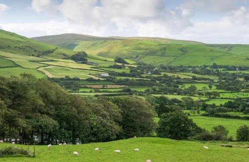 Bryn-crug House | Quirky Cabin with On Site Dog Field
