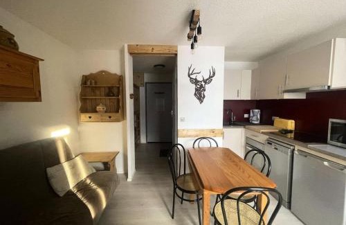 Mont-de-Lans Apartment | Résidence Arc En Ciel C - Coquet T2 face à la montagne et avec vue dégagée sur la "Vallée Blanche" MAE-5451