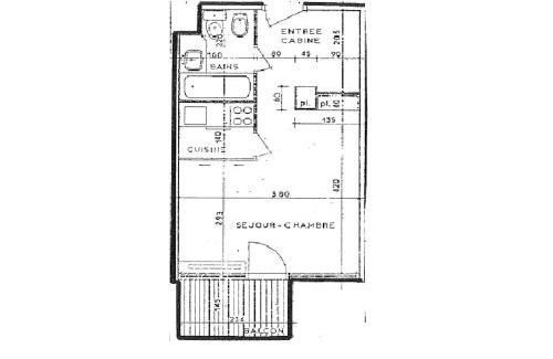 Val-Thorens Apartment | Résidence Neves - VAL THORENS location: Studio pour 4 personnes dans un quartier animé (LES NEVES) MAE-9082